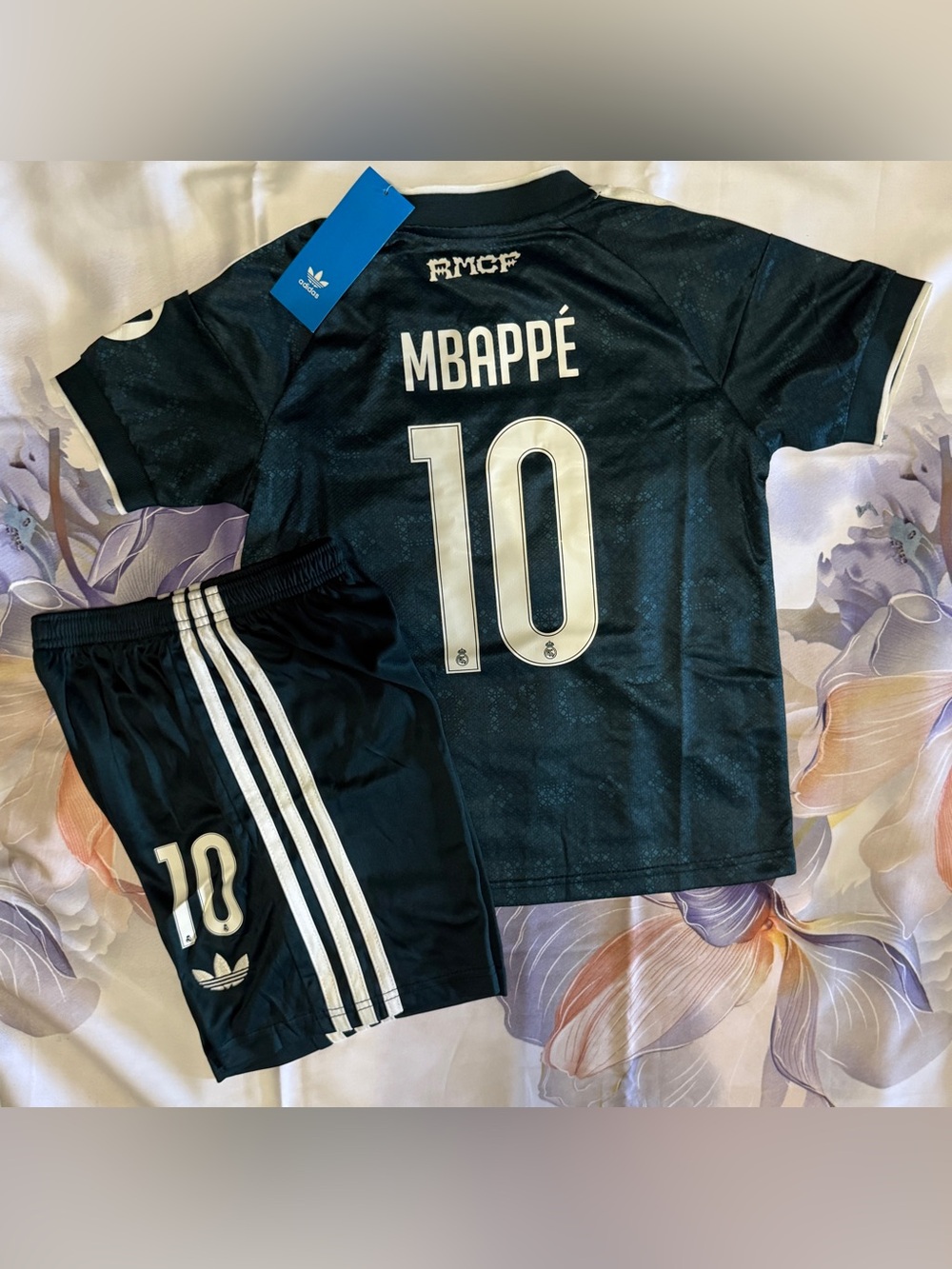 Real Madrid 2026/27 Away kids soccer jersey set # Mbappe 10# slim fit # NWT